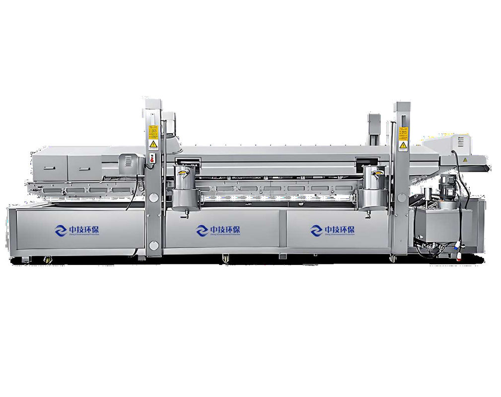 Máy sản xuất khoai tây chiên hoàn toàn tự động được tùy chỉnh Rửa / chiên / đóng gói Chiên khoai tây chiên